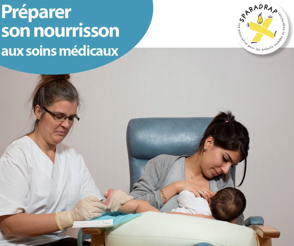 Les soins et examens douloureux de mon bébé Sparadrap
